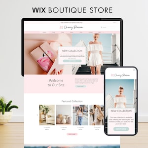 Wix Website Template, Wix template, Wix website design, Wix theme, Wix website template ecommerce, Wix online store template