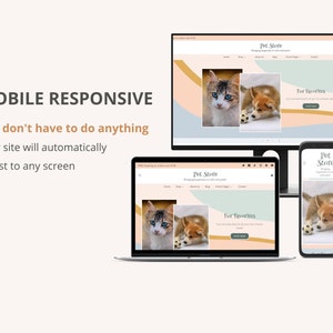 Pets Shopify Theme | Pet Store Shopify Template | Website Design ...