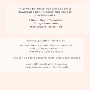 Canva Brand Kit Template | Brand Board Template | Pastel Branding Kit ...