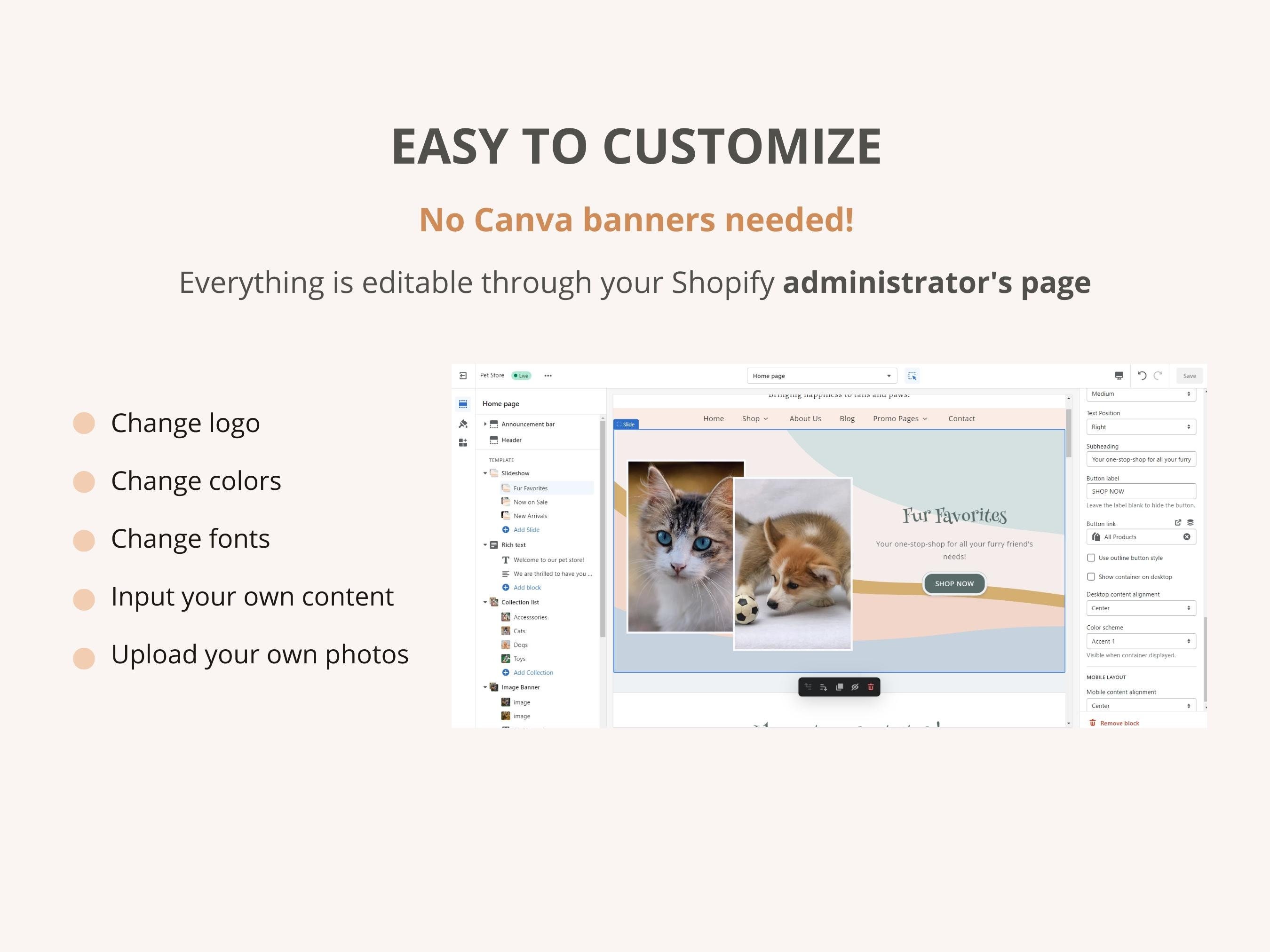 Pets Shopify Theme | Pet Store Shopify Template | Website Design ...