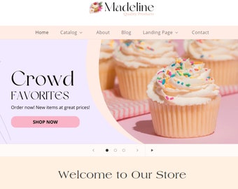 Tema de Shopify para panadería, diseño de sitios web de Shopify, plantilla web de Shopify, tema de Shopify, tienda de Shopify, tema web de Shopify, diseño de tiendas