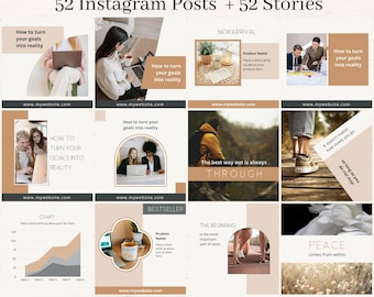 Modelli di post Instagram Canva, storie di Instagram, branding Instagram di Canva, modelli professionali per social media, design Canva