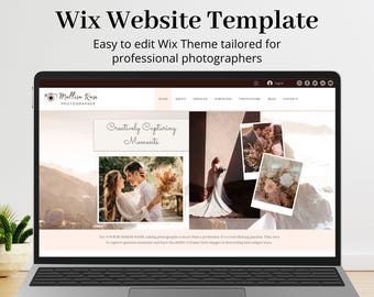 Photographer Website Template, Photographer Wix Template, Wix Website Template, Wix Template Website Design, Photography Website Template