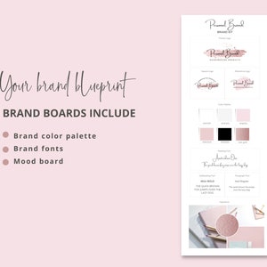 Canva Brand Kit Template | Brand Board Template | Personal Branding Kit ...