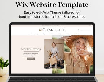 Wix Theme, Online Store Website Template, Ecommerce Small Business Website, Wix Website Template, Shop Template, Wix Web Design, Boutique