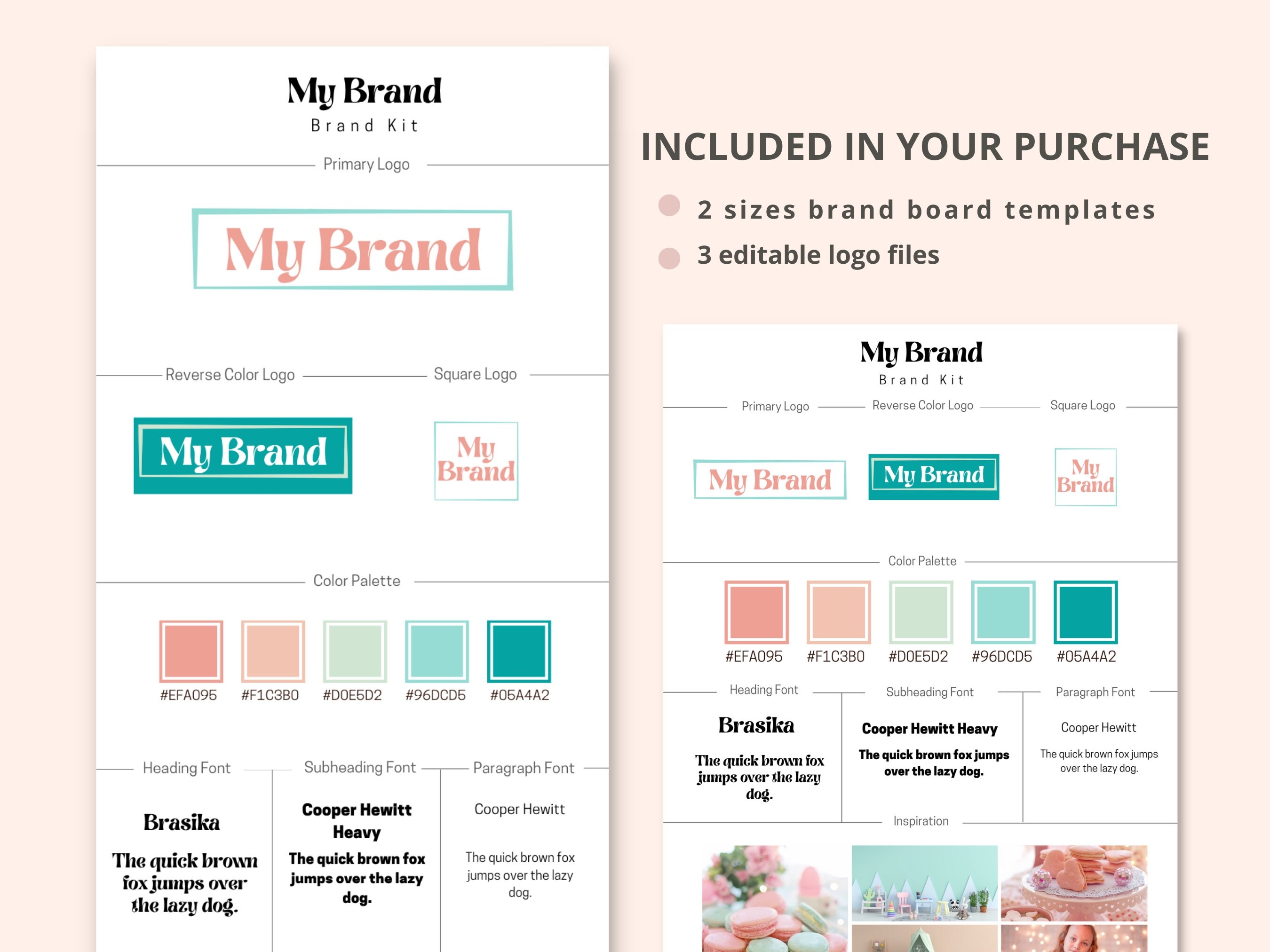Canva Brand Kit Template | Brand Board Template | Pastel Branding Kit ...