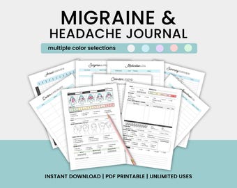 Afdrukbare migrainetracker: symptoom- en triggerdagboek (pdf)