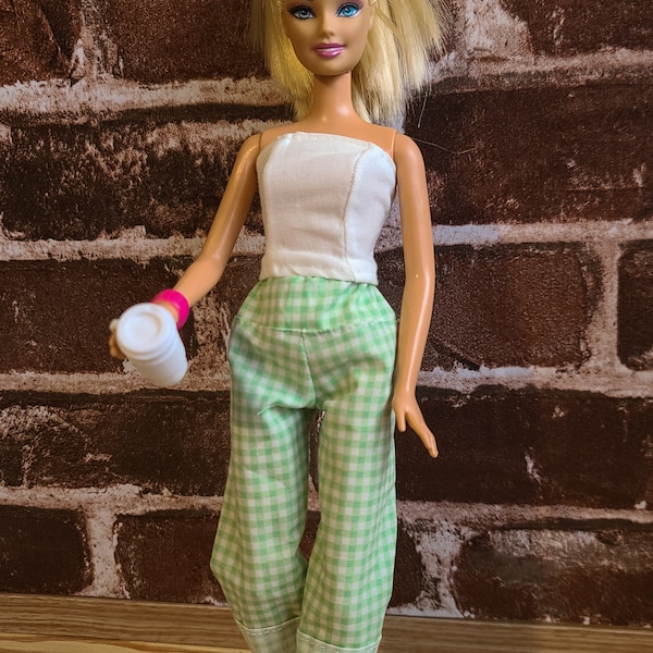 Full length Pants for 11.5" Dolls w elastic waistbands