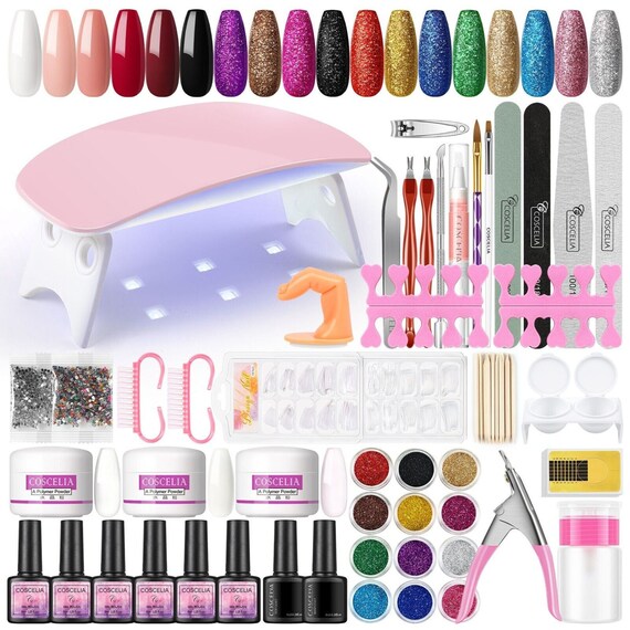Candy Lover Gel Nail Polish Kit with UV Lamp, 72W Nail Dryer, 15 Colors  Quick Dry Long-lasting Gel Nail Polish, Gel Nail Polish Sets, Nail Polish  Kit for Teen Girl Lady Womens