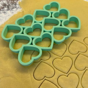 Cookie Cutter Multicutter Heart Cookie Cutter Cookie Mold Cookie Cutter XMAS Christmas Advent 12 Hearts Cookies