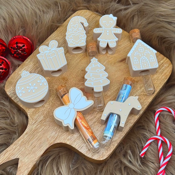 Merry Christmas Gift Set Candle Christmas XMAS Souvenir 3D Lettering Gift Ho Ho Ho