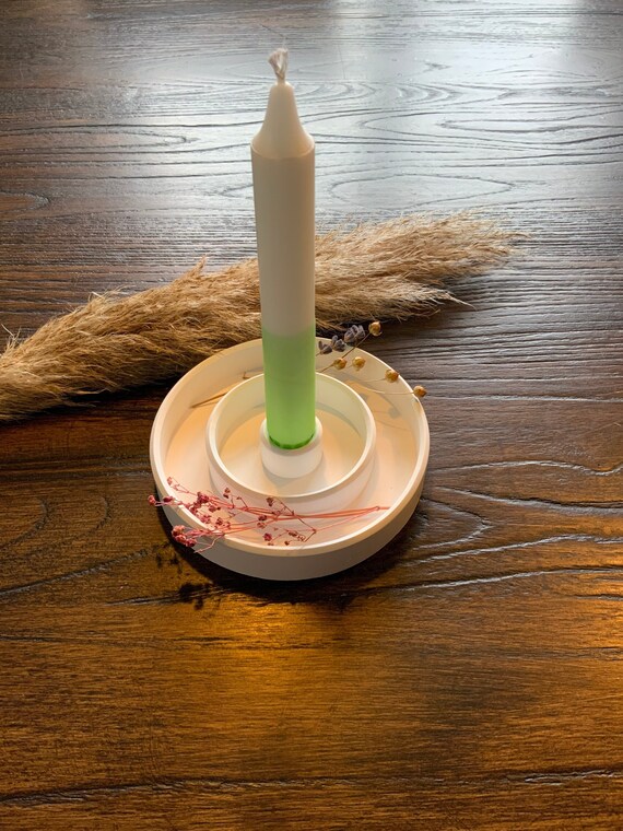 Candle plate decorative bowl decoration stick candle dip dye candle holder raysin