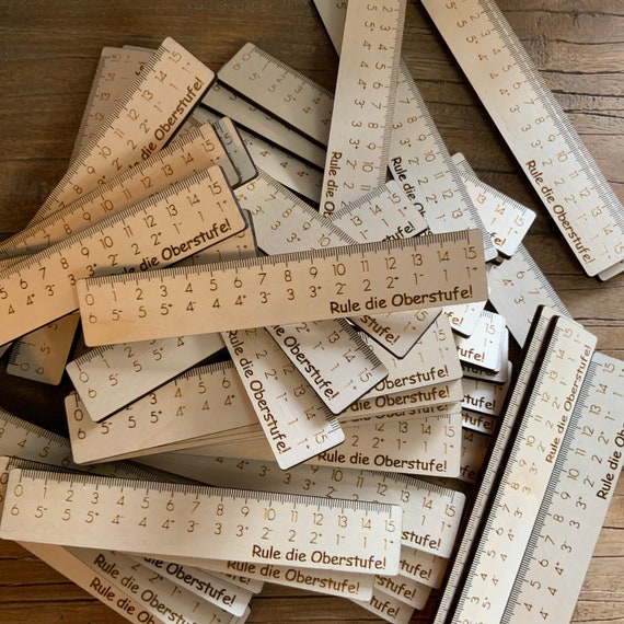 Gift Graduation Upper School Rule the Upper School Point System Abitur Funny Helpful Ruler Wood Gift Idea Farewell Idea Farewell
