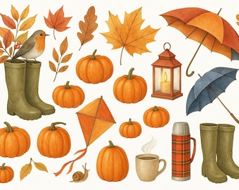 Rub-On Transfer A5 Autumn Motifs Pumpkin Leaves Decoration | Scratch-off images for candles, scrapbooking, crafts, DIY, cards & gifts
