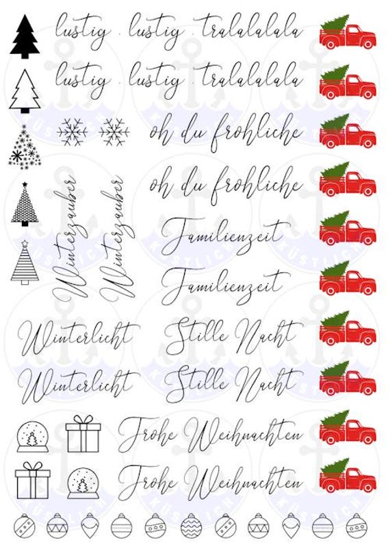 Candle sticker candles sticker XMAS foil water slide film Christmas candle tattoo Chistmas gift