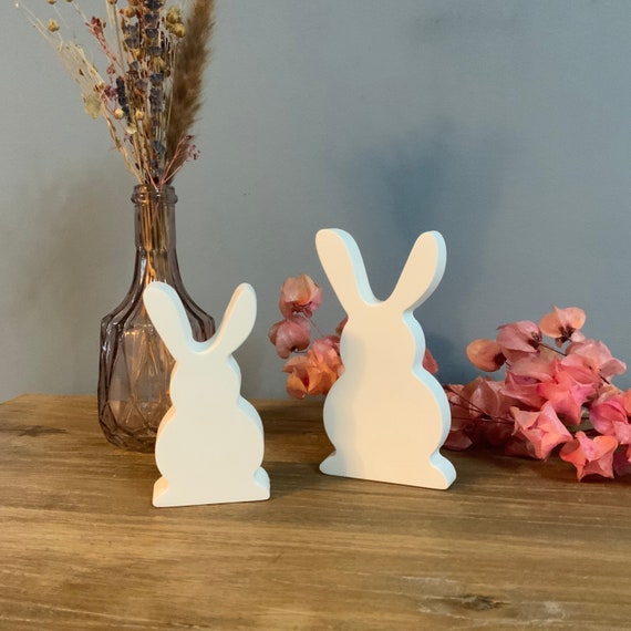 Easter Bunny Easter Bunny Set of 2 Easter Decoration Decoration Raysin Rabbit Bunny Easter Figure Gift Idea