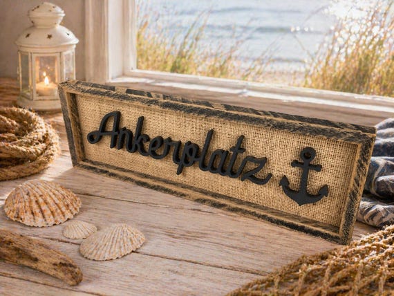 Anchorage maritime decor wall art Baltic Sea home unique gift wall decor picture North Sea
