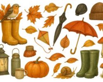 Rub-On Transfer A5 Autumn Motifs Pumpkin Leaves Decoration | Scratch-off images for candles, scrapbooking, crafts, DIY, cards & gifts