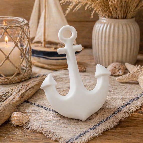 Anchor casting mold, home decor, decoration, gift idea, gift decoration, Raysin moin anchor, maritime