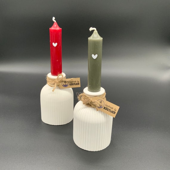 Candle holder candlestick vase for dried flowers candle stick candle heart decoration decoration gift gift idea