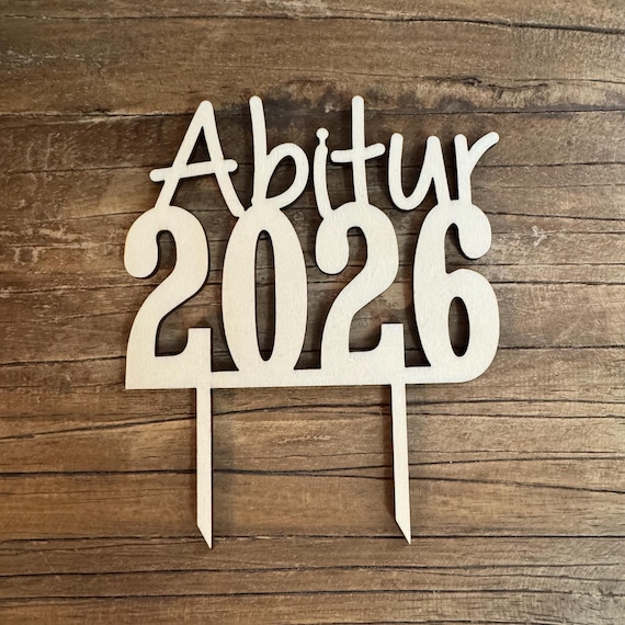 ABI 2026 Topper High School Graduation 26 Wooden Cake Topper Party Graduation Graduation Celebration Cake Topper School School Leaving Celebration