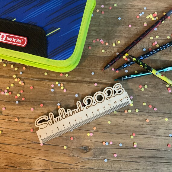 Decoration school enrollment school school child decoration wooden ruler school start 2025