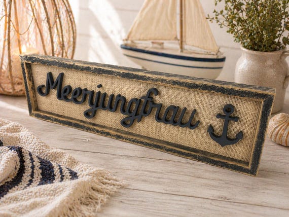 Maritime Mermaid Picture, Wall Decor, Gift, Coastal, Unique Wall Art, Home Decor Picture