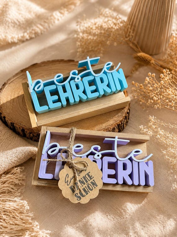 Best teacher thank you gift school farewell farewell gift 3D lettering souvenir