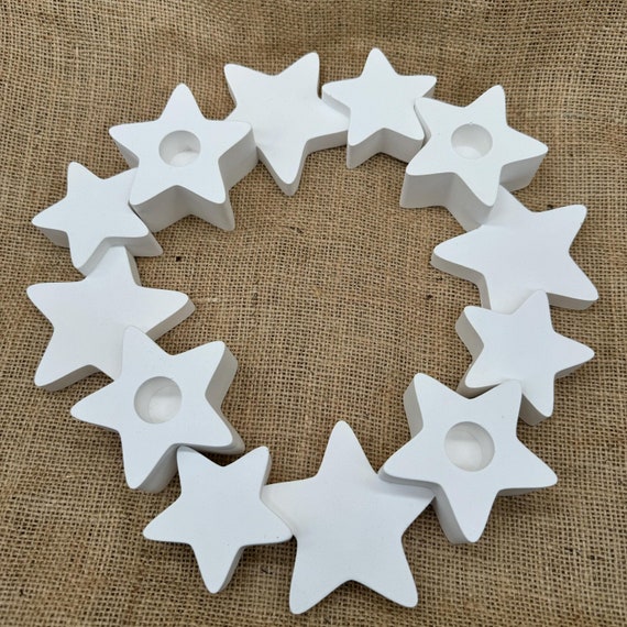 Advent wreath white candles Raysin Advent stars wreath table decoration decoration
