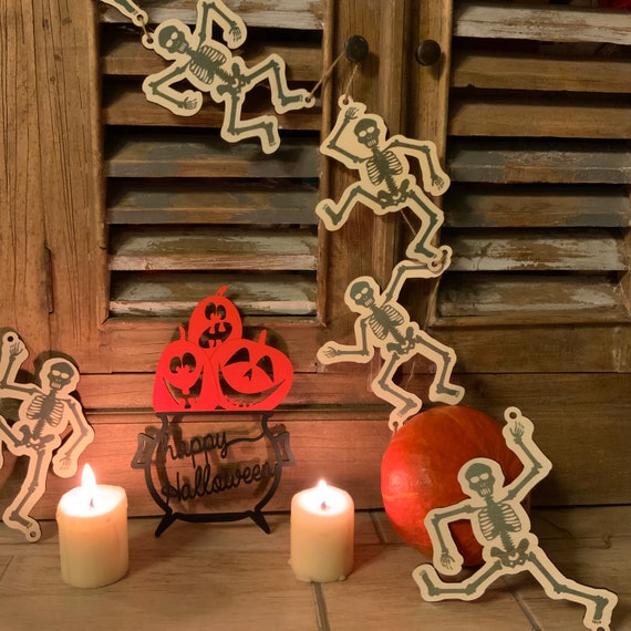 Happy Halloween Pumpkin Creepy Horror pumpkin Funny Kids Party Wood Decoration