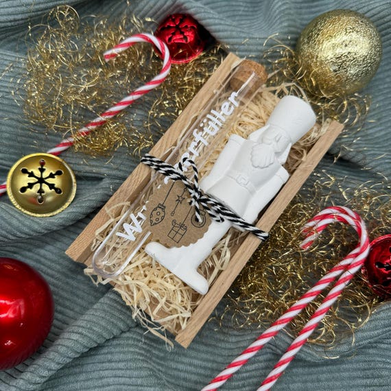 Gardemann white gift Christmas XMAS Christmas souvenir Raysin wish fulfiller gift idea decoration wooden gardemänchen gift set