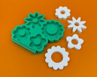 3 Pezzi Silikonformen Epoxidharz, 7.5/9.5/20 cm Giro Stampi in Silicone per Resina, Grandi Stampi Silicone Forma Rotondo, per Versare Resina