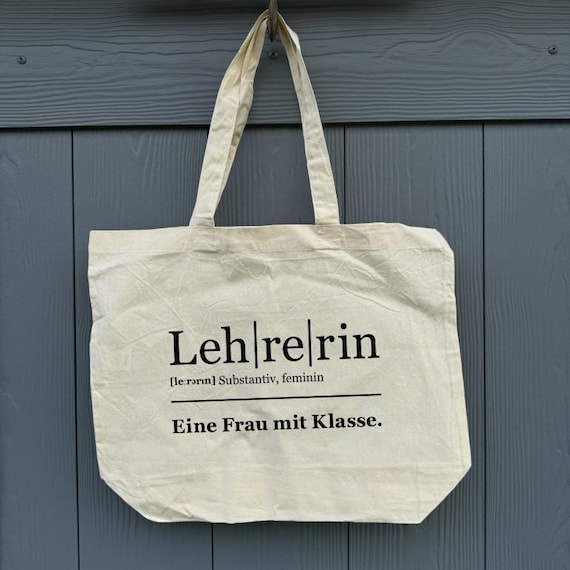 Bag XL Shopper Tote Bag Teacher School Bag Beach Bag Cotton Market Bag Gift Personalized Shopping Bag Pouch Eco