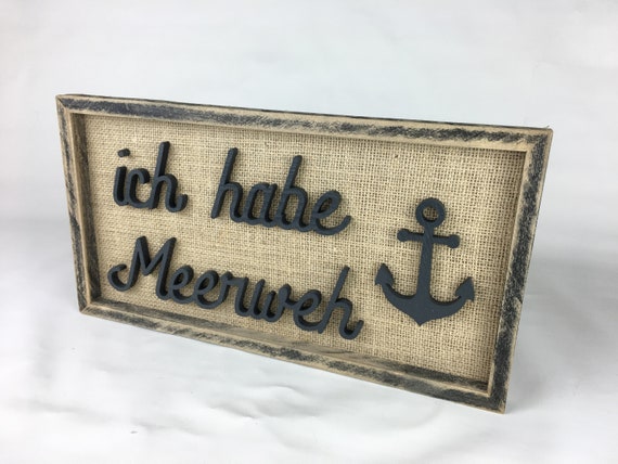 I have Meerweh Picture Deco Mural Unkiat Coast Anchor Home Gift Wall Decoration Baltic Sea