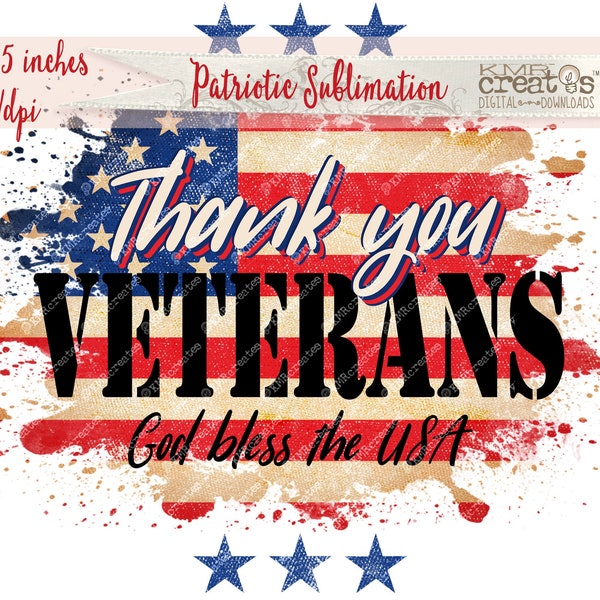 Thank You Veterans, Veterans Day clipart, sublimation design, PNG 4th of July, Independence Day png, Memorial Day clipart, Labor Day clipart