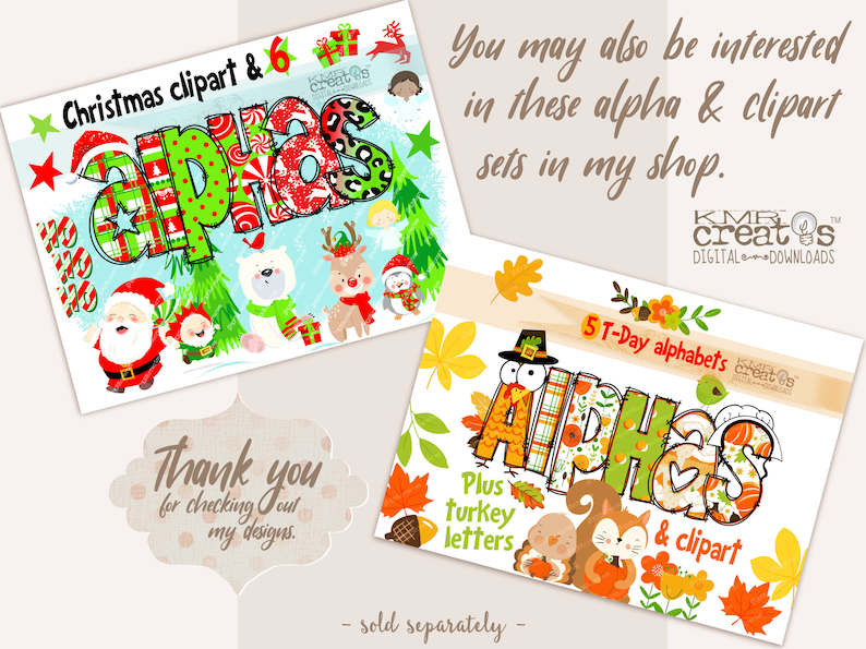 Halloweenbokstäver, Halloween-alfabet, Halloween-clipart, clipartpaket png, doodlebokstäver png, söta svarta barn, Halloween-godispåse bild 6