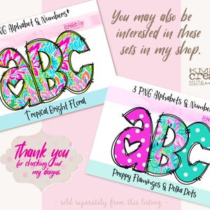 Paisley Polkadot PNG Watercolor Letters, floral alphabet png, bright rainbow alpha, alpha doodle letters, png flower letters, floral doodle image 10