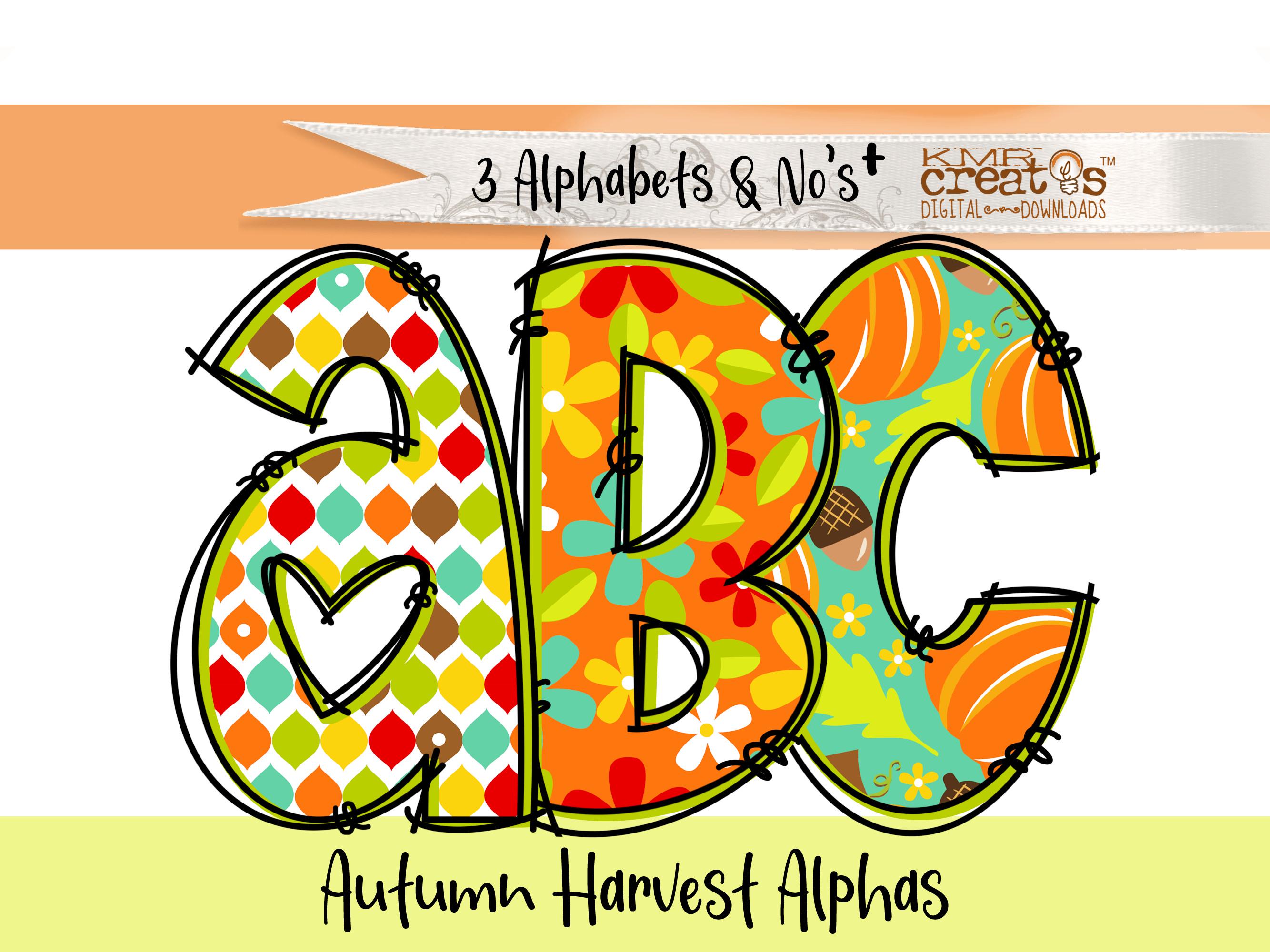 Herbst Ernte Ernte Alpha Thanksgiving Buchstaben, PNG