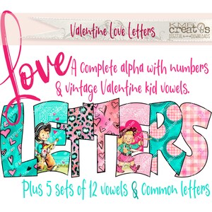 Valentinstag Buchstaben, PNG Aquarell Herz, Doodle Herz Buchstaben, Sublimationsdesign, Valentinstag Alphabet, Aquarell Buchstaben, Vintage Valentine
