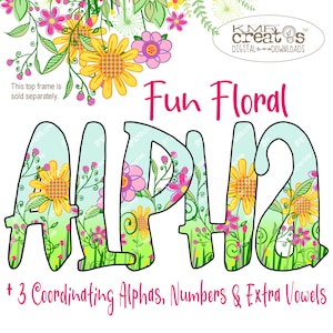 Bloem alfabet png, bloem letters png, bloemen alfabet lettertype, tuin bloemen png, doodle bloemen alpha, sublimatie ontwerp, paasletters