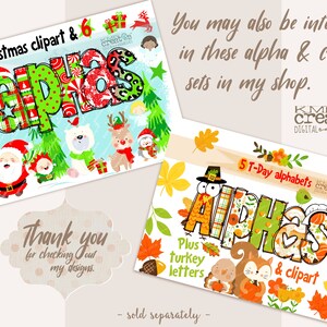 Letras de Halloween, paquete de imágenes prediseñadas PNG, letras doodle PNG, alfabeto de Halloween, fuente de Halloween PNG, diseño de sublimación, clipart de fuente doodle imagen 10