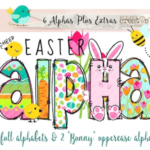 Ostern Gekritzel Alpha, Osterbuchstaben Png, Osterhasen Alphabet, Kawaii Clipart Png, Blumen Buchstaben Png, Alphabet Schrift, Osterhase