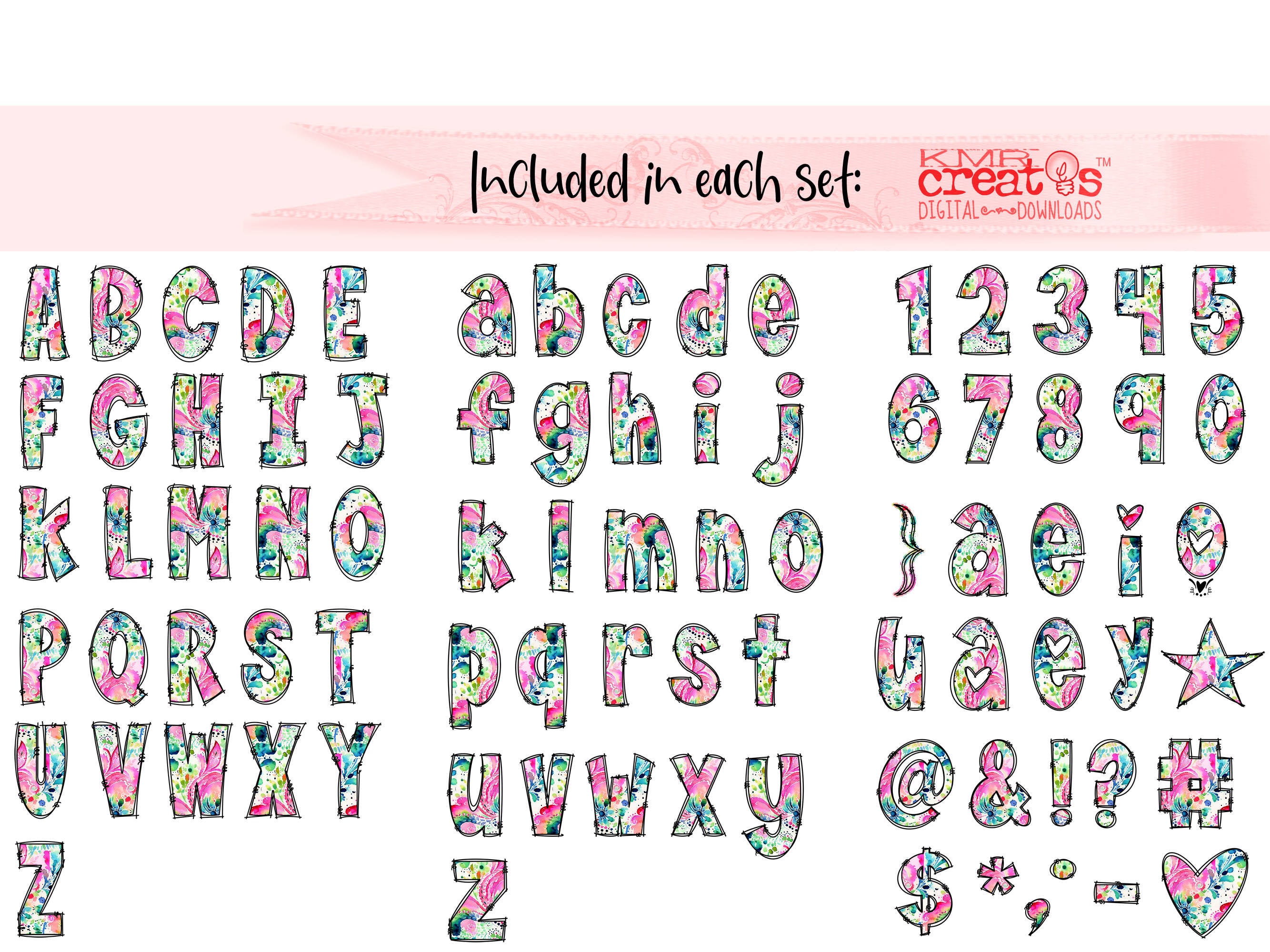 ドット Paisley Polkadot PNG Watercolor Letters, Floral Alphabet Png