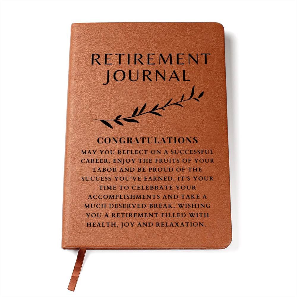 Happy Retirement Gift, Retirement Journal, Coworker Retirement Card