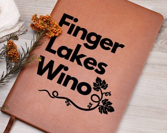 Finger Lakes Wine Journal, Wine Tasting Journal, Finger Lakes Wine Trail, FLX Wine, Wine Notebook, New York Wine, Sommelier Notebook