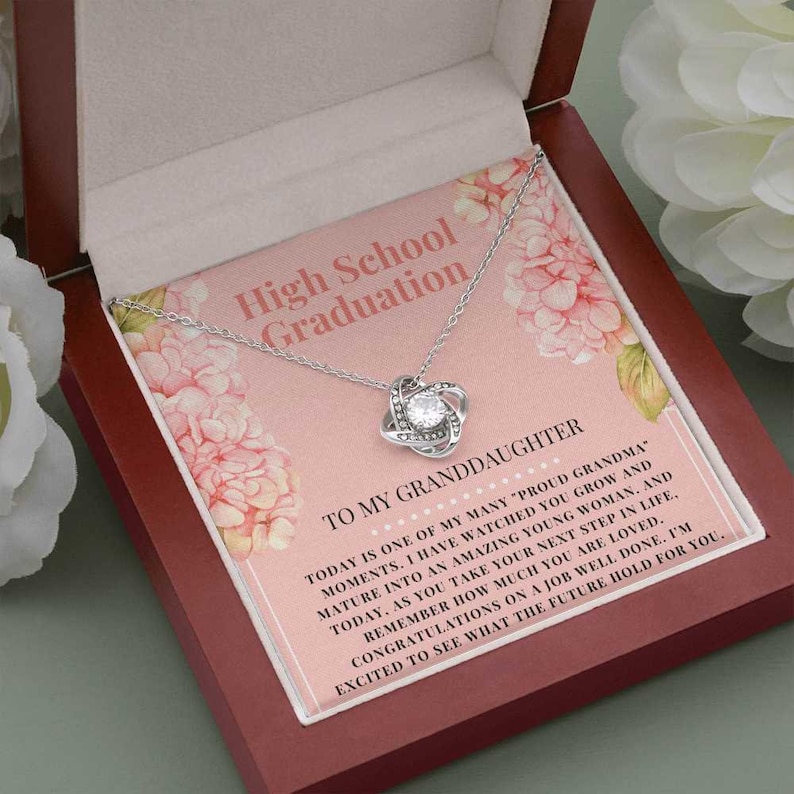 Granddaughter High School Graduation Gift From Grandma, Love Knot