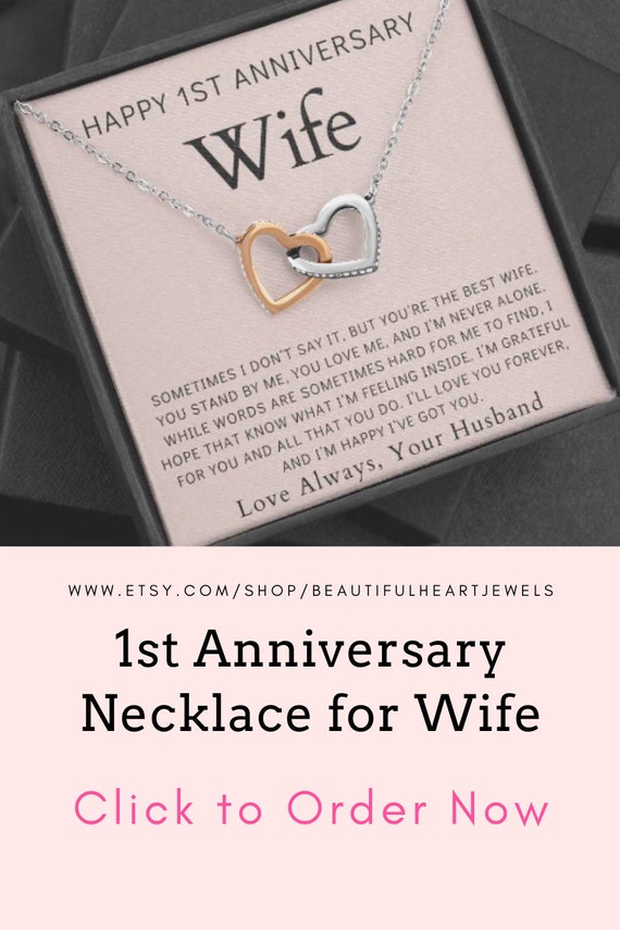 First wedding anniversary best sale jewellery