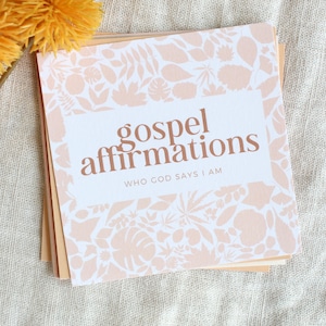 LDS Gospel Affirmation Cards | Who God Says I Am