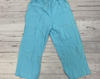 Vintage Fresh Produce Pantalones Cortos Azul Claro Sz XS 100% Algodón