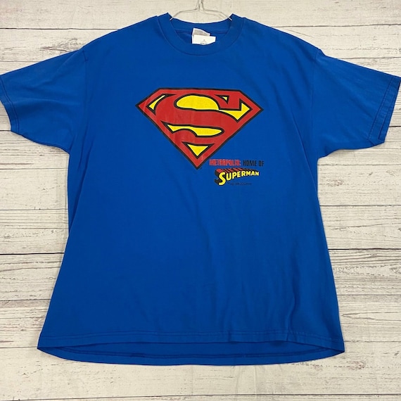 Vintage superman men tshirt Gem